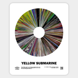 minimal_Yellow Submarine Warp Barcode Movie Sticker